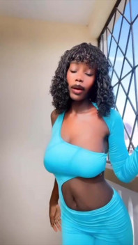Sexy Natural Kenyan Ebony Babe Short Clip Just for You #01