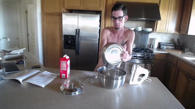 Joe Iandola: Chaturbate Baking Show Making a Cake