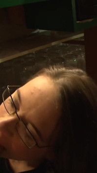 Big ass brunette Olga Cabaeva smashed at the bar from Sam Bourne