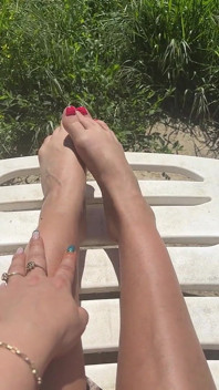 Laying on My Sexlong - Ass, Toes & Tiny Bikini Temptation