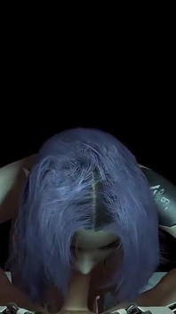 Robot Girl POV Handjob - Cyberpunk Porn Parody