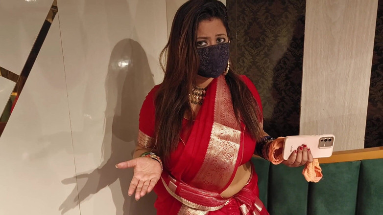 IndianMyra07: Indian Stepmom Caught Her Stepson Jerking with Her Panties and...