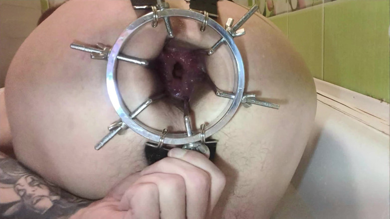 SergeyToys: Large Anal Mirror. Spreading Her Anal Wide. Close-up View of...