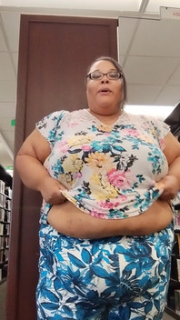 Flashing My Tits at the Library!