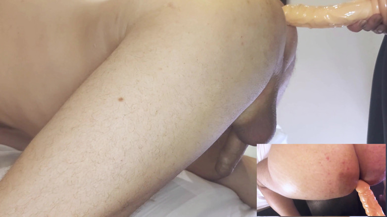 Lucky Buns: The girlfriend does't stop, i start to cum hands-free and...