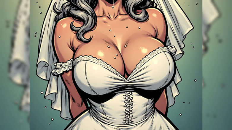 AI Porn: Tienda de bodas sexy mujeres ai art