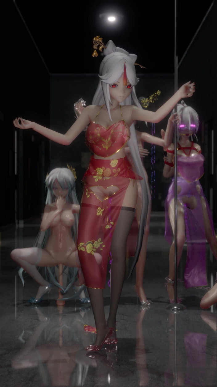 MikuMotion: [mmd] pemeluwapan sutera hitam, lagu cinta Taoyuan, cheongsam gaya kuno...