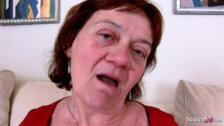 Full porn collection: Grandmother lets muscular step grand son with big cock fuck...