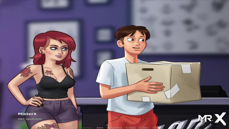 Mr Studio X: Summertimesaga - 페인트 칠하고 커밍 E4 #70