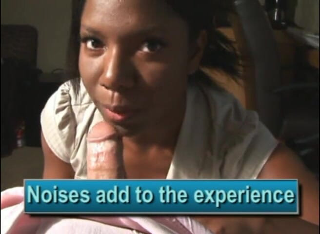 Black Magic Babes: Brown girl sucking dick