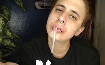 Extreme Nose Blow Thick Stringy Mess