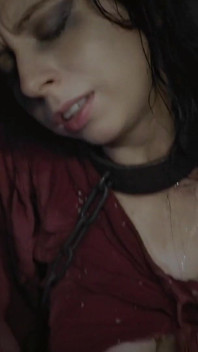 Thieving Whore - a Chained Hungry Maid Gets Some Water and Bread in a Very Special Way