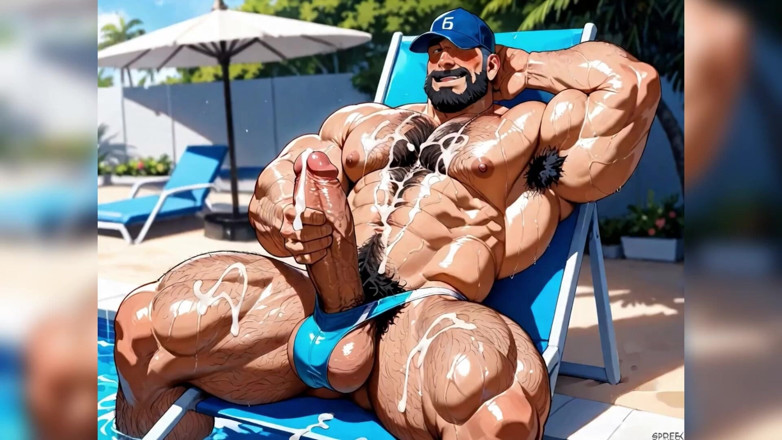 Gayming: Старий гей, великий член, трахає чоловіка
