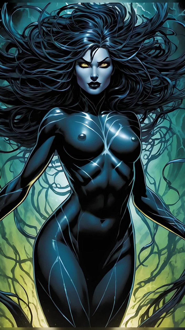 LustRender: Naakte tempestsluier donkere wind