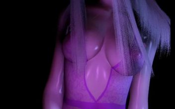 3D Blonde Stripper Naked Her Perfect Body