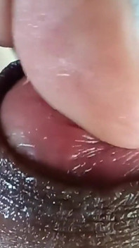 Close up Uncut Cock and Lots of Precum