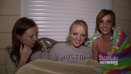 Dream Girls: Home video catches party girls showing tits