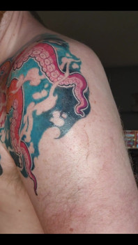 My Octopus Tattoo Is Finished! I Love It!