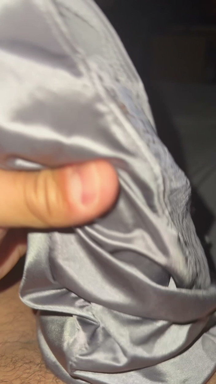 Bigbrook45: Silver soiled nurse panties