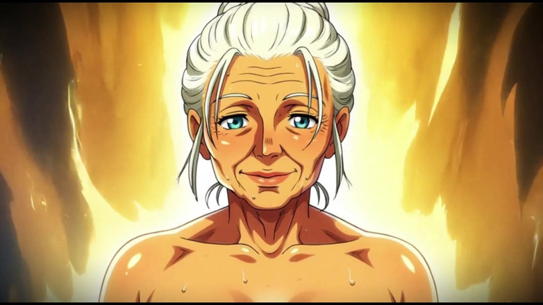 AI Porn: アイの年配女性のトップレス