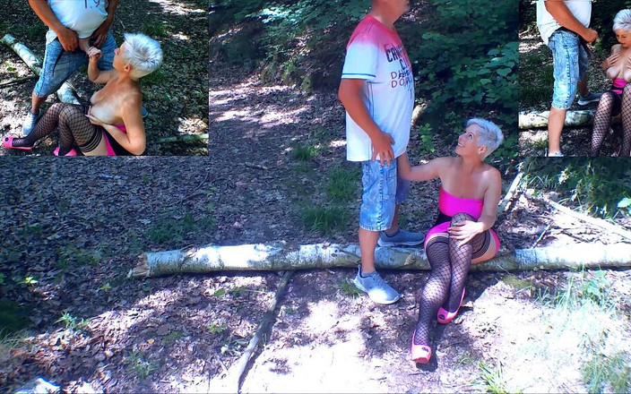 Melissa Deluxe: Спонтанно, я опустошаю яйца парня на улице во время пробежки