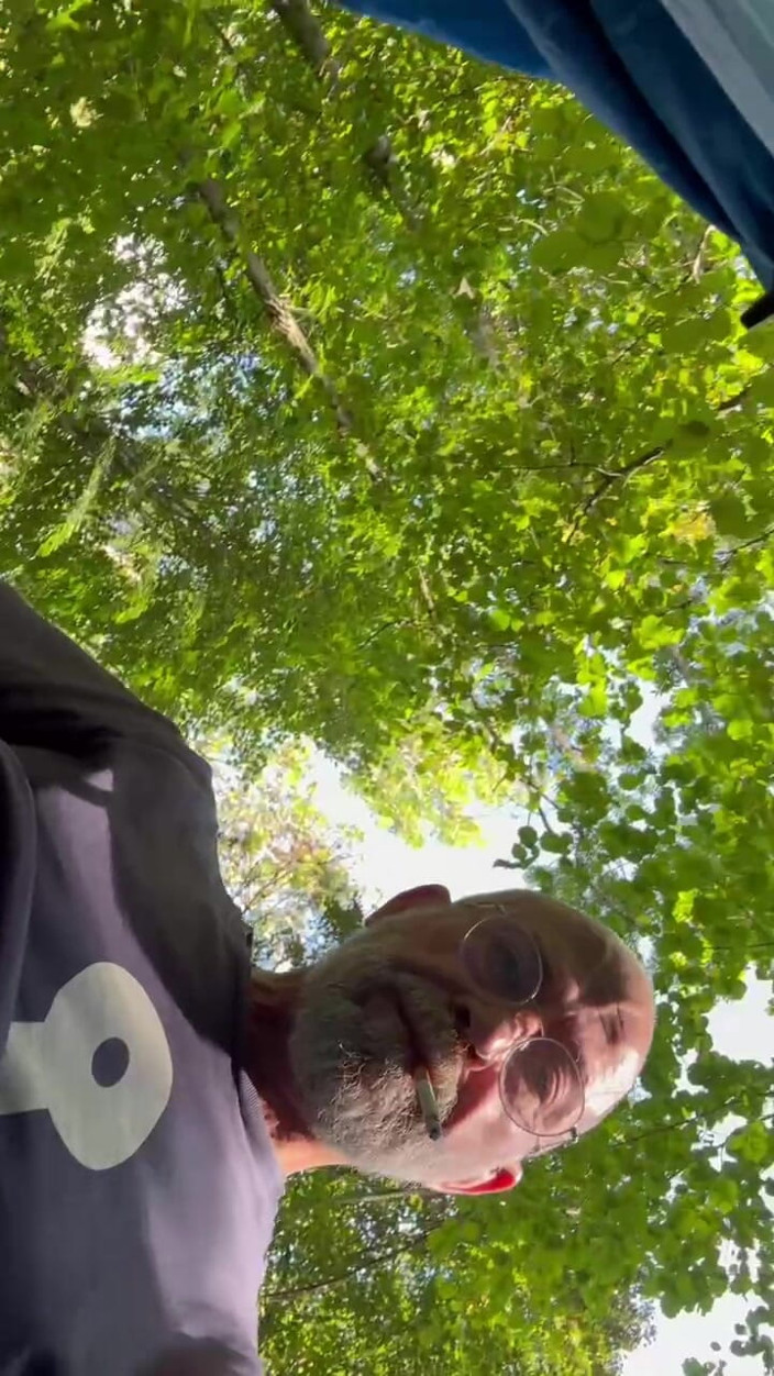 Giangy boy: Fucked in Camping by Mature Bear