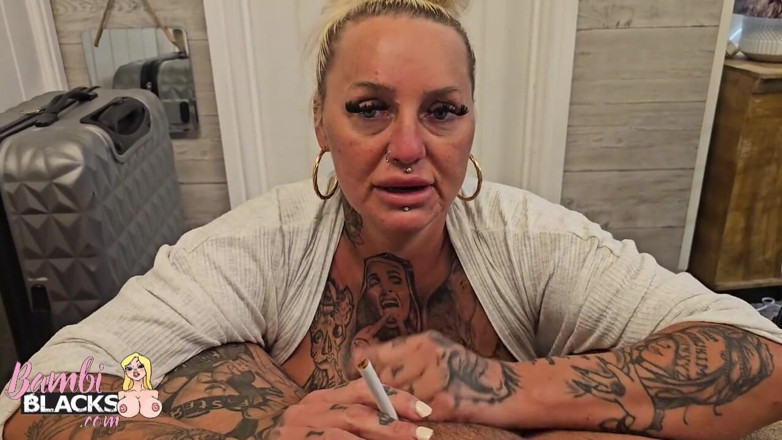 Creampie cum whores: Rokende Joi cumshot