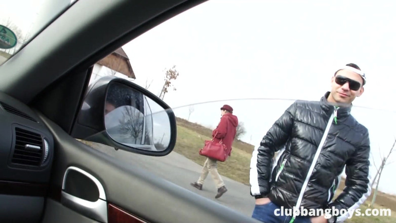 Club Bang Boys: Bitch Boy Sucking Cock in Public