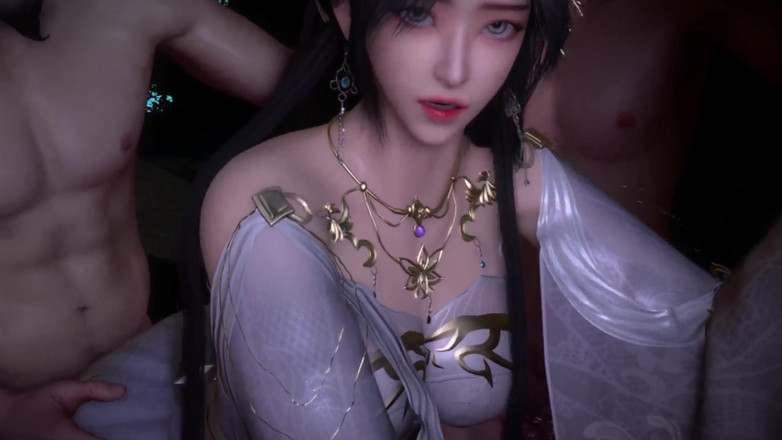 Why fuck so hard: Model cosplay Asia 3d hot lagi asik grup seks sama besar