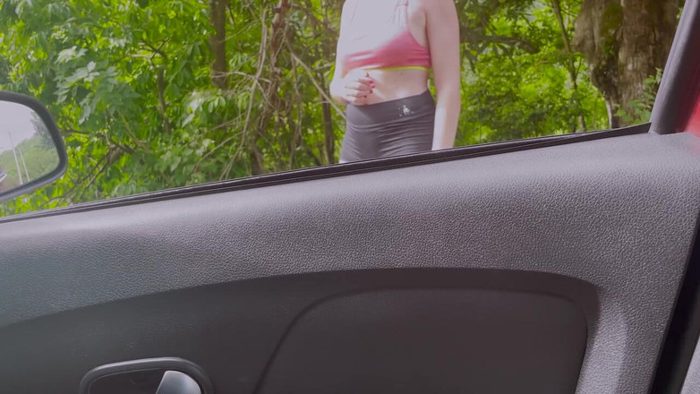 Wilder Paradise: Risky Car Sex: BBC Fucks the Jogger with Big Butt...
