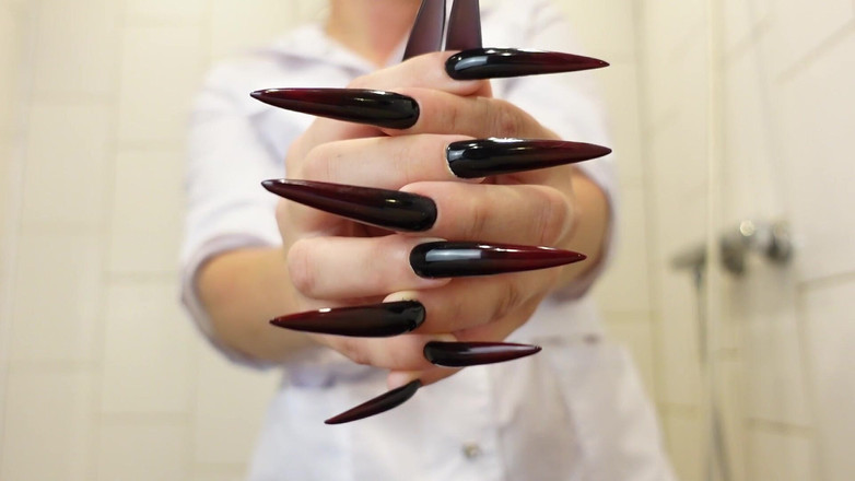 Mistress Priest: Nurses Long Nails JOI
