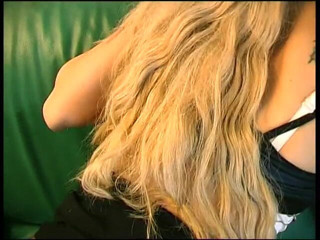 Lucky Cooch: Alluring blonde babe blows hard cock at the casting