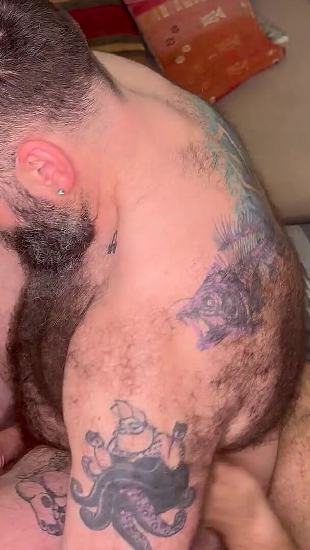 Furry Bear Rough Ride: Ass Smacking, Foot Worship, and Raw Pounding (Scruffy Stocky)