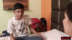 Indian Teen Boy Playing Undressing Game with Stepsister! Taboo Sex