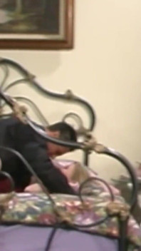 Hotel Room Service Walks Into Raised High Heels of Craving Blonde Anal Missionary Silk Lovemaking.