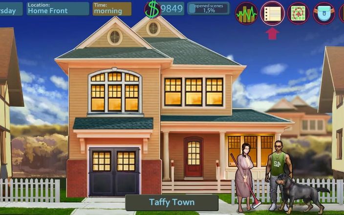 LoveSkySan69Real: Taffy Tales 0.170b, часть 2, милые сексуальные друзья от LoveskySan69