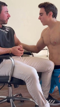 My Neighbor Called Me to Help Him with the Training and in the End He Sucked Me Nice