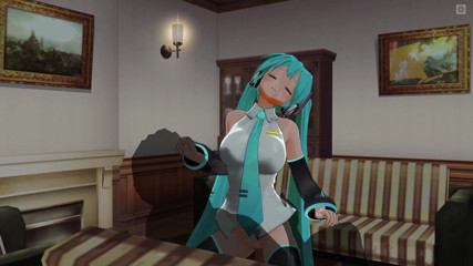 H3DC: Hatsune miku si cewek hentai 3d lagi asik ngentot kontol sampai...