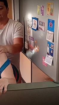Fucking in the Kitchen with My Girlfriend's Slutty Stepmother