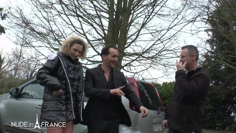 Nude in France: This husband shars his wife and she gets hard analyzed...