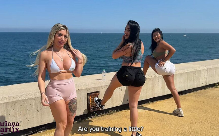 Mariana Martix: Grupa przyjaciół chętnych do seksu rucha Hiszpana Spotykają się na...