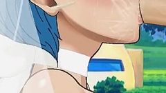 Bulma Sloppy Facefuck in Wedding Dress