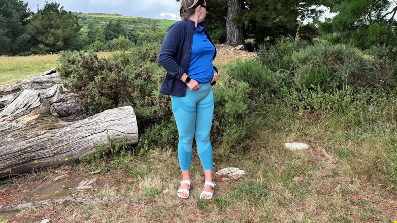 Emma Voyeur: Girl Can't Hold Her Pee and Desperately Pissing Outdoor Compilation