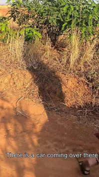 Ritt Am Straßenrand! Dreadhot Gibt Einen Schmutzigen Blowjob Auf Einer Wüste Dirt Road