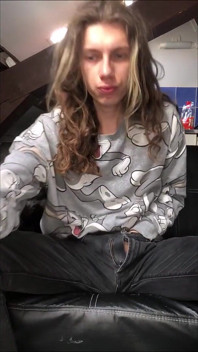 French Femboy Comes Back From College and Can't Wait to Jerk off and Cum