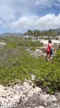 Wife Sharing on Nudist Beach While Hubby Records, Teenage Slut Gets Fucked by a Random Guy on a Nudist Beach