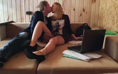 Helped with Homework and Fucked a Student in Her Tight Pussy