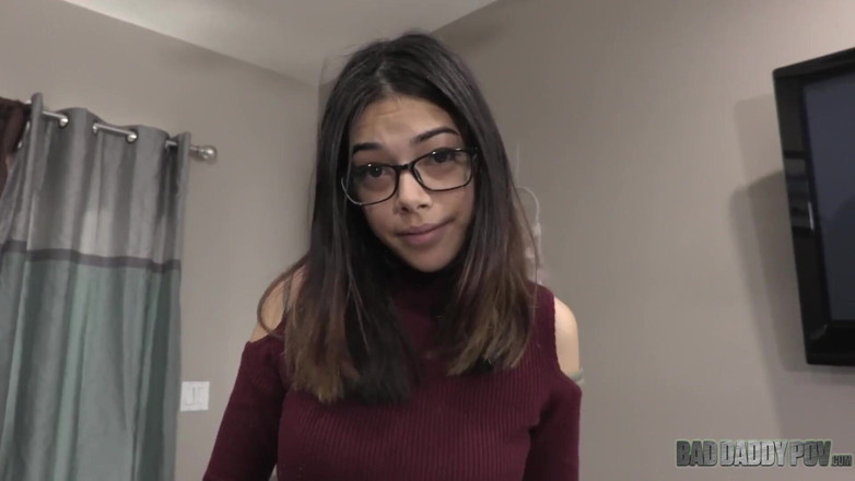 BadStepFamilyPov: Hairy Harmony Wonder gets smashed by her stepdad