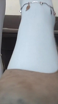 (88) White Foot Stockings