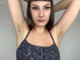 Lady Medusa: The Perfect Combination, Hairy & Smelly Armpits Licking POV